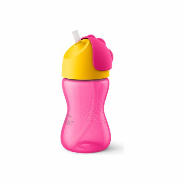 Kouzelný hrneček s ohebným brčkem Avent 300 ml růžový