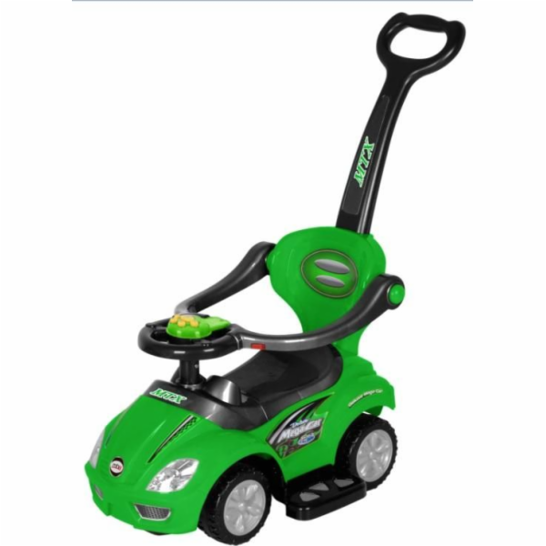 Baby Mix s vodící tyčí 3v1 Mega Car zelené