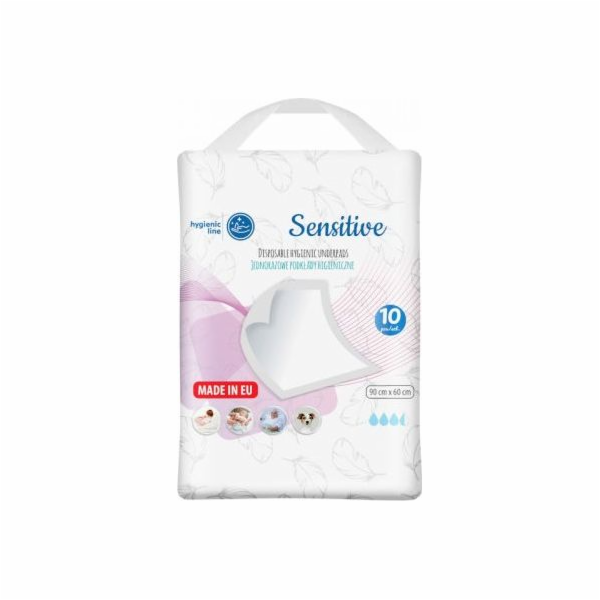 Jednorázové hygienické podložky Akuku Sensitive 10 ks