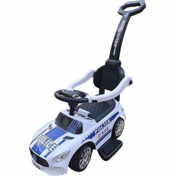 Dětské odrážedlo se zvukem a vodící tyčí Baby Mix POLICE ...