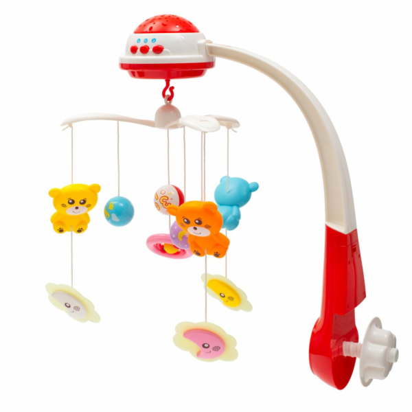 Kolotoč nad postýlku se světelným projektorem Baby Mix če...