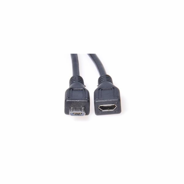 PremiumCord Kabel prodlužovací micro USB 2.0 male-female,...