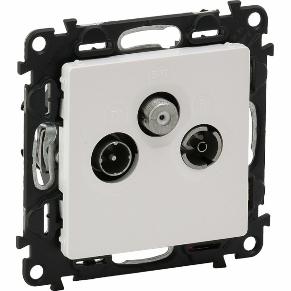 Valena LIFE bílá zásuvka TV-RD-SAT hvěz.