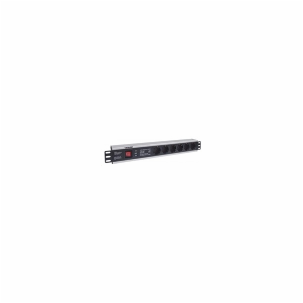 Intellinet 19" 1.5U Rackmount 6-Way Power Strip - German ...