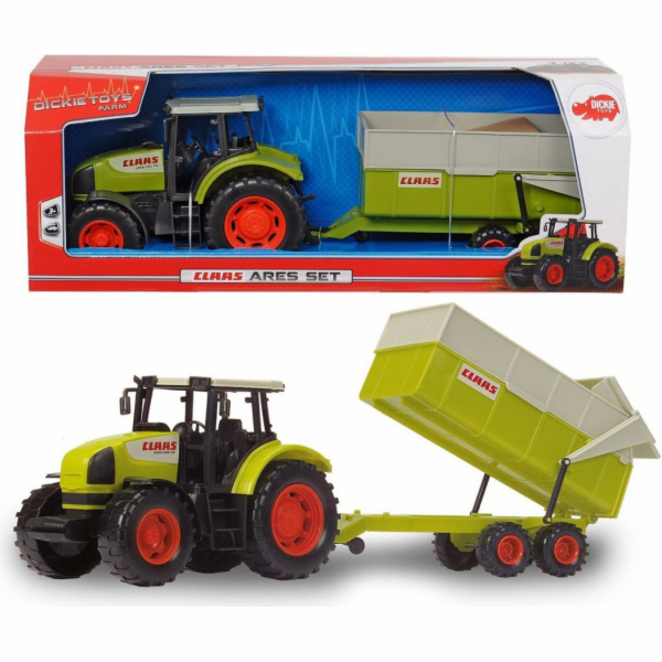 Dickie Traktor Claas Ares s přívěsem (203739000)