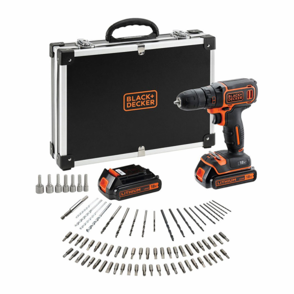 18V vrtačka/šroubovák CDC18BAFC-QW BLACK+DECKER