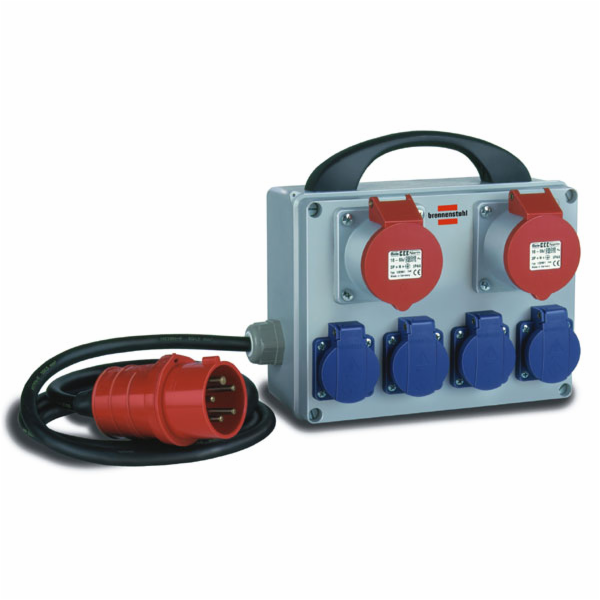 Kompakter Kleinstromverteiler BKV 2/4 T IP44, 6-fach, Ste...