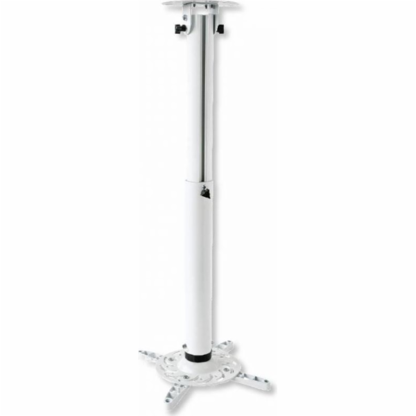 Techly Stropní držák na projektor 50-77 cm, 15 kg, bílý