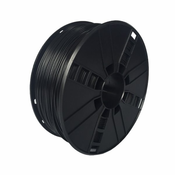 GEMBIRD Tisková struna (filament), PETG, 1,75mm, 1kg, černá