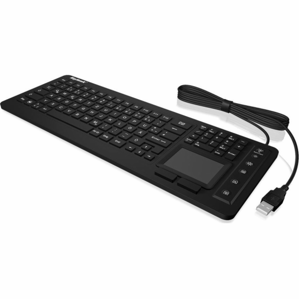 Klávesnice Keysonic KSK-6231INEL Wired Black DE (28077)