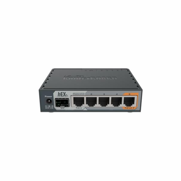 RouterBoard Mikrotik hEX S 5x GLAN, 1x SFP, USB, L4, PSU