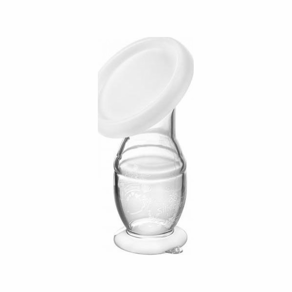Ruční odsávačka mléka kolektor Akuku 100ml silikonový