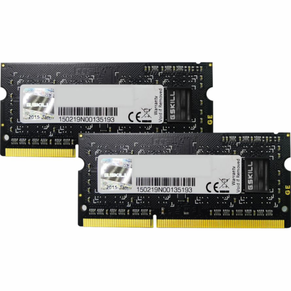 G.Skill 8GB DDR3 8GBSQ Kit SO-Dimm 1600 CL9 (2x4GB)
