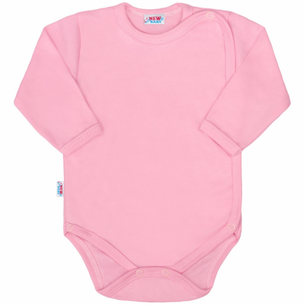 Kojenecké celorozepínací body New Baby Classic II růžové
