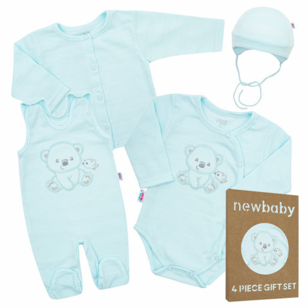 Kojenecká soupravička do porodnice New Baby Sweet Bear modrá