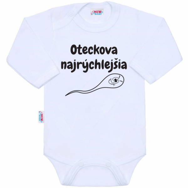 Body s potiskem New Baby Oteckova najrýchlejšia