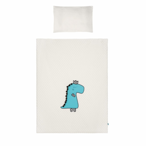 3-dílné ložní povlečení Belisima Dino 3D 100/135 smetanov...