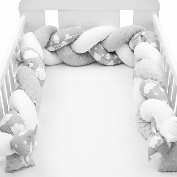 Ochranný mantinel do postýlky cop New Baby Minka a Mráček...