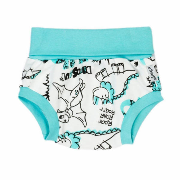 Kojenecké bavlněné kraťasy-bloomers Nicol Dinosaur