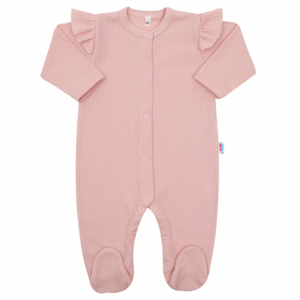 Kojenecký bavlněný overal New Baby Practical růžový holka