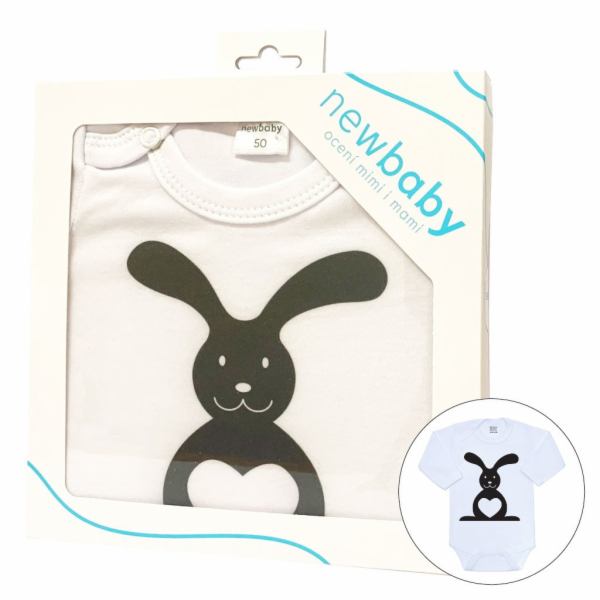 Kojenecké body s dlouhým rukávem New Baby Zvířátko Zajíče...