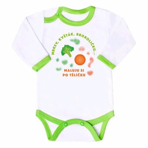Body s potiskem New Baby ...maluju si po tělíčku