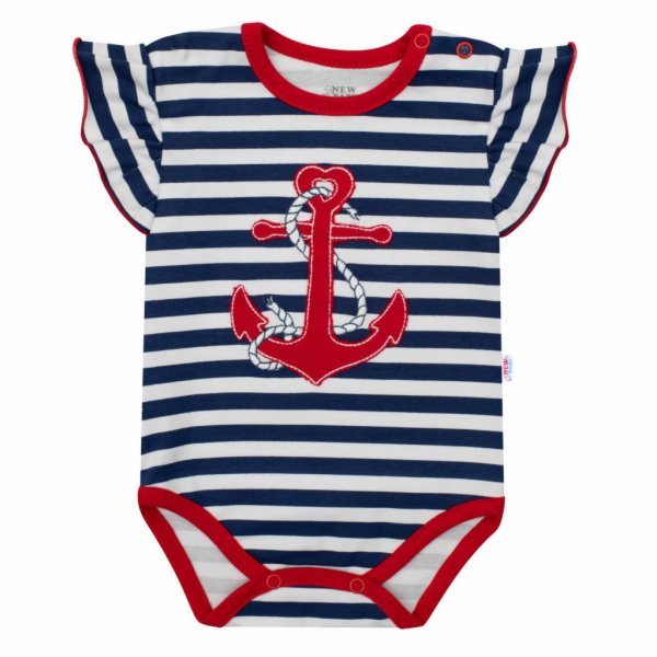 Holčičí body s krátkým rukávem New Baby Marine