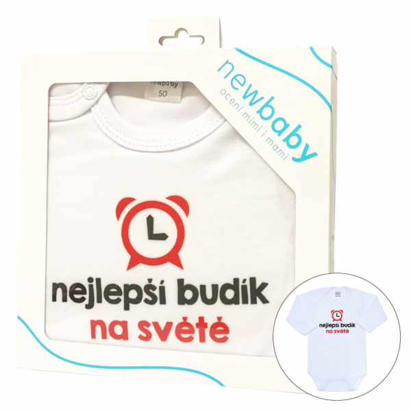 Body s potiskem New Baby nejlepší budík na světě - dárkov...