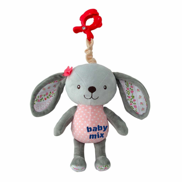 Dětská plyšová hračka s hracím strojkem a klipem Baby Mix...