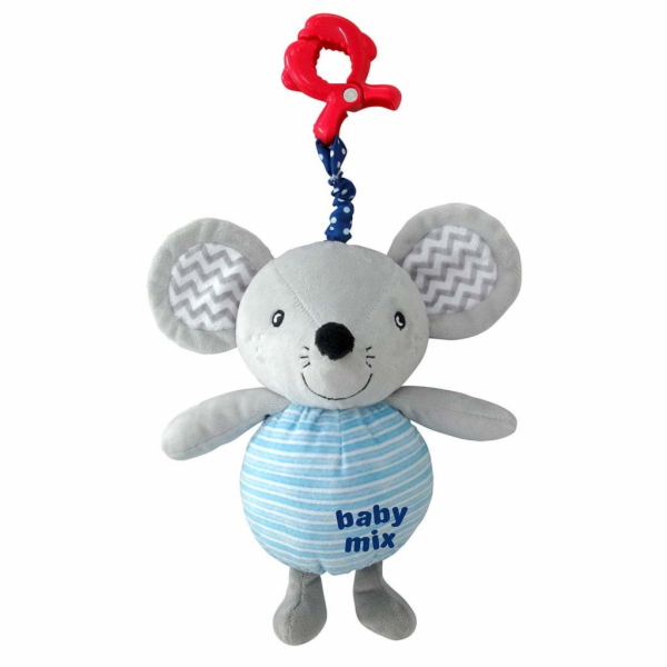 Dětská plyšová hračka s hracím strojkem a klipem Baby Mix...