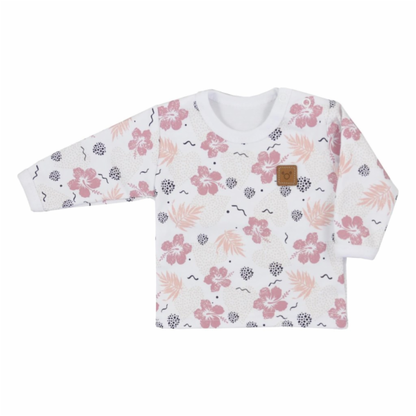 Kojenecké tričko s dlouhým rukávem Koala Flowers