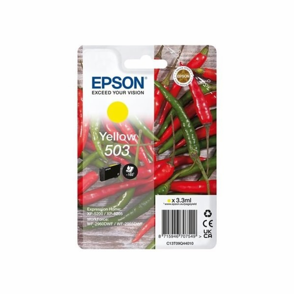 Epson 503 - 3.3 ml - žlutá - originální - blistr s RF / a...