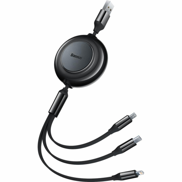 Baseus CAMJ010001 Bright Mirror Kabel 3v1 MicroUSB/USBC/L...