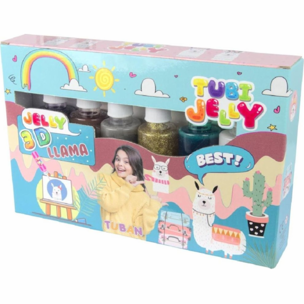 TUBAN Set Tubi Jelly 6 barev - Llama