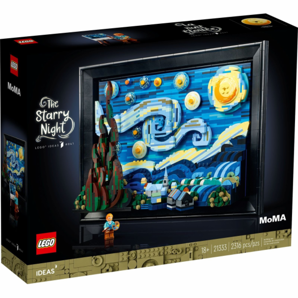 LEGO® Ideas 21333 Vincent van Gogh Hvězdná noc