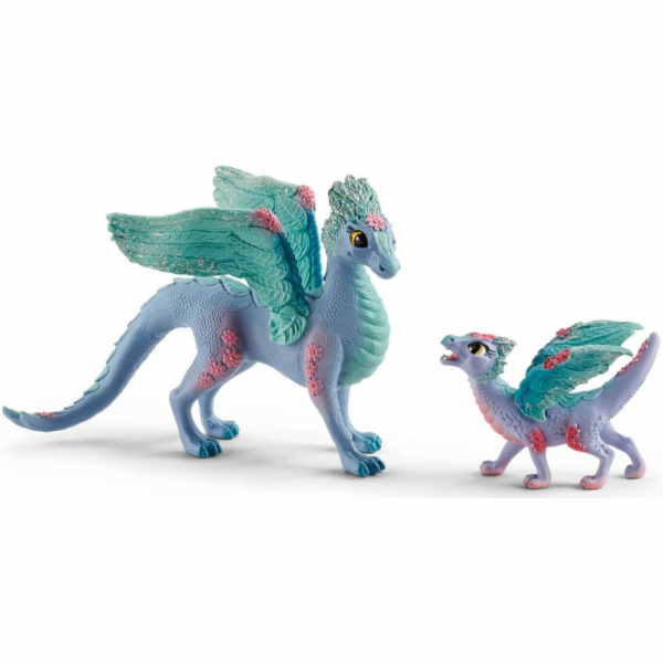 Schleich 70592 Bayala Blossom dragon mother and baby