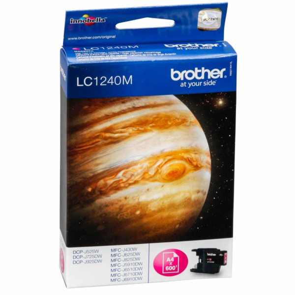 BROTHER INK LC-1240M magenta MFC-J6910DW cca 600