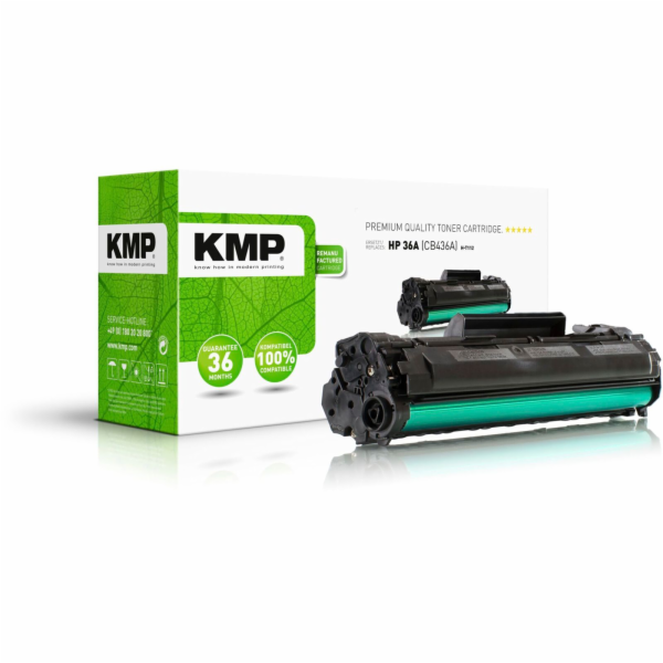 KMP H-T112 toner cerna kompatibilni s HP CB 436 A