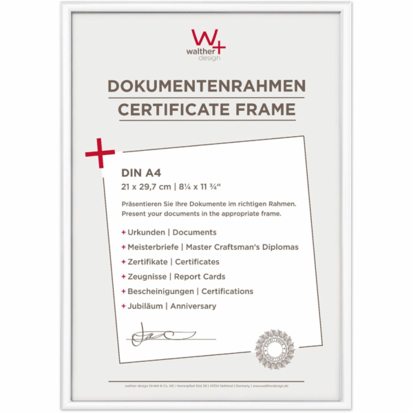 Rámeček Walther New Lifestyle 21x30 plast bílý