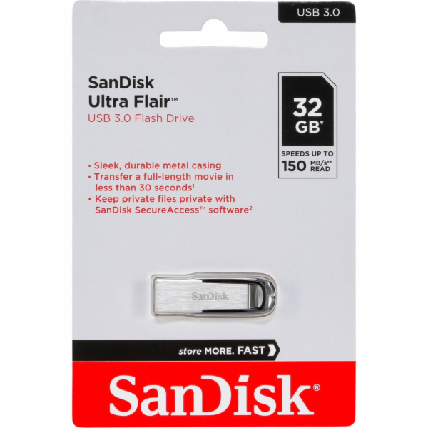 SanDisk Cruzer Ultra Flair  32GB USB 3.0 150MB/s  SDCZ73-...