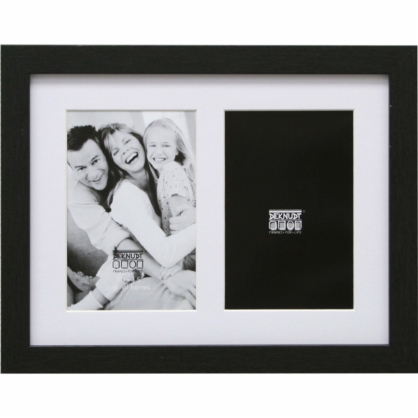 Deknudt S66KA2 galerie 2x13x18 drevo cerna s pasparta