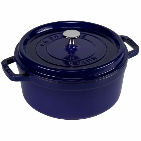 Litinový hrnec Staub La Cocotte 24cm kulatý tmavě modrý