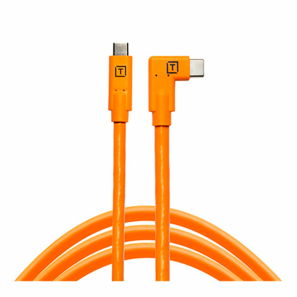 Tether Tools TetherPro USB-C to  USB-C Right Angle orange