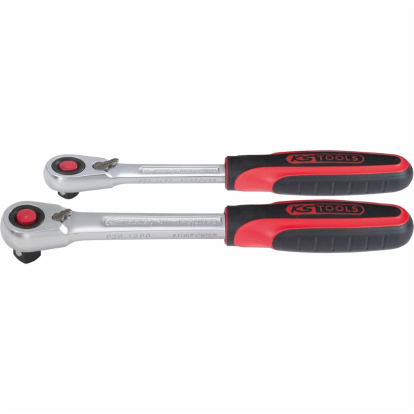 KS Tools SlimPOWER Umschalt- knarren-Satz, 2-tlg1/4"+1/2"