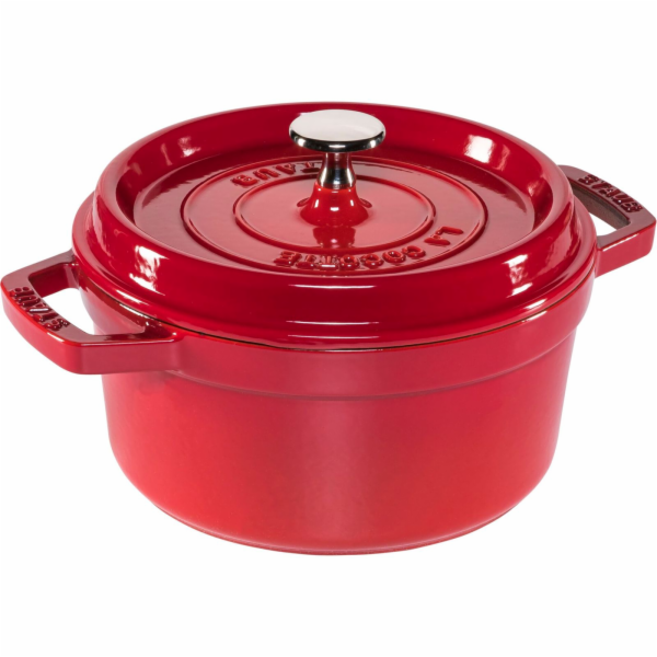 Staub litinový hrnec La Cocotte kulatý 20cm červený s pok...