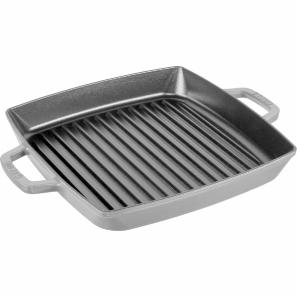 Staub grilovaci panev indukce  ctvercovy 28cm Graphit-grau