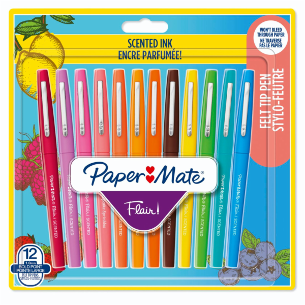 1x12 Paper Mate Flair Felt Tip Pen Scented M