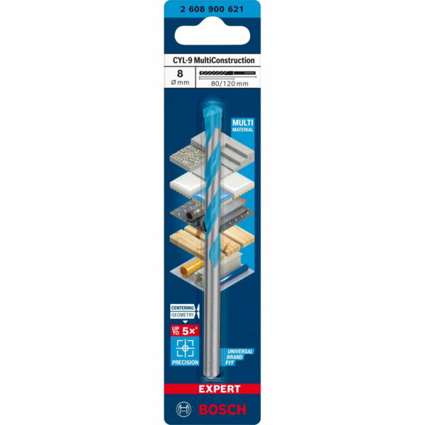 Bosch Powertools EXPERT CYL-9 MultiConstruction Bohrer, Ř...