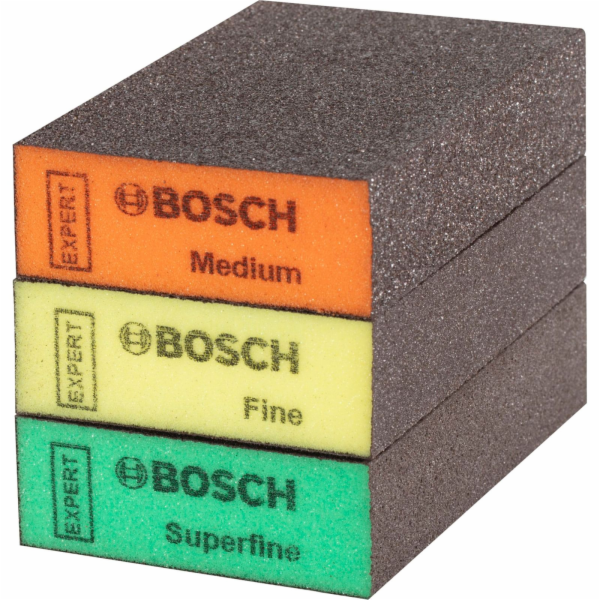 Sada standardních brusných bloků Bosch EXPERT S471, 3 kus...