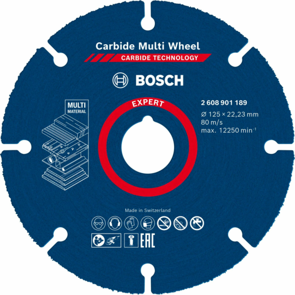 Bosch EXPERT Carbide MultiWheel řezací kotouč, O 125 mm